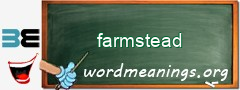 WordMeaning blackboard for farmstead